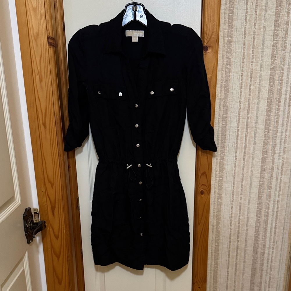 Michael Kors Black Long Sleeve Dress